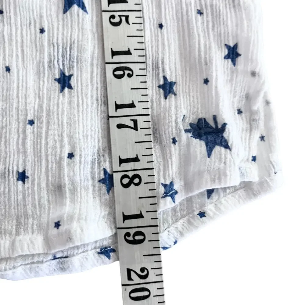 Louis Louise boys muslin star print button shirt size 10